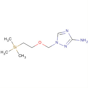 Structure of 1H-1,2,4-Triazol-3-amine, 1-[[2-(trimethylsilyl)ethoxy]methyl]-