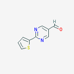 Structure of 2-Thien-2-ylpyrimidine-5-carboxaldehyde 97%