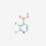 Structure of 2-Chloro-3-Fluoro-4-Carboxypyridine