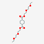 Bis[2-(2-ethoxyethoxy)ethyl] Cyclohexane-1,4-dicarboxylate结构式