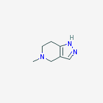 Structure of 5-methyl-1,4,6,7-tetrahydropyrazolo[4,3-c]pyridine
