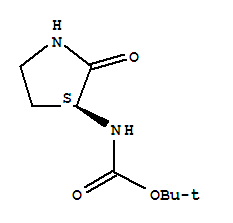 Structure of (S)-BOC-3-AMINO-2-PYRROLIDINONE
