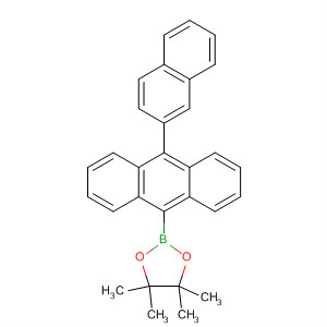 Structure of 1,3,2-Dioxaborolane,4,4,5,5-tetramethyl-2-[10-(2-naphthalenyl)-9-anthracenyl]-