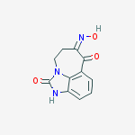 Structure of 4,5-DIHYDRO-6-OXIME-IMIDAZO[4,5,1-JK][1]BENZAZEPINE-2,6,7(1H)-TRIONE