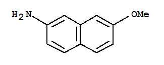 Structure of 7-methoxynaphthalen-2-amine