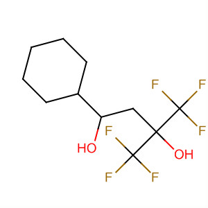 Structure of l-cyclohexy1-4,4,4-trifluoro-3-(trifluoromethyl)butane-l,3-diol