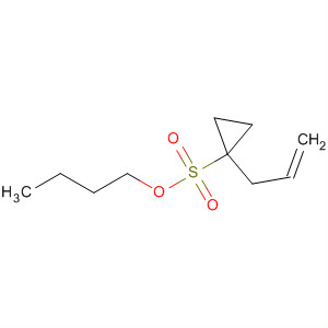 Cyclopropanesulfonic acid, 1-(2-propen-1-yl)-, butyl ester结构式
