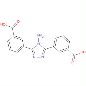 Structure of Benzoic acid, 3,3'-(4-amino-4H-1,2,4-triazole-3,5-diyl)bis-