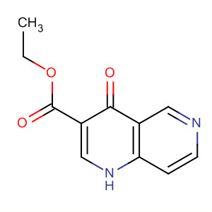 Structure of 1,6-Naphthyridine-3-carboxylic acid, 1,4-dihydro-4-oxo-, ethyl ester