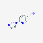 Structure of 6-(1H-IMIDAZOL-1-YL)NICOTINONITRILE