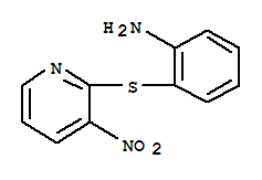 2-[(3-NITRO-2-PYRIDINYL)SULFANYL]ANILINE结构式