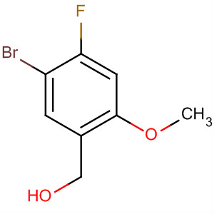 Benzenemethanol, 5-bromo-4-fluoro-2-methoxy-结构式