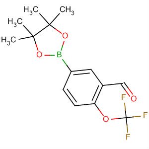 Benzaldehyde,
5-(4,4,5,5-tetramethyl-1,3,2-dioxaborolan-2-yl)-2-(trifluoromethoxy)-结构式