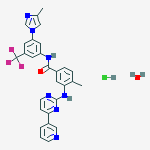 Structure of Nilotinib hcl monohydrate