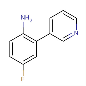 Benzenamine, 4-fluoro-2-(3-pyridinyl)-结构式