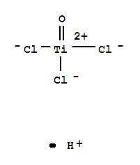Structure of TITANIUM OXYCHLORIDE