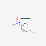 4-Bromo-2-tert-butyl-1-nitrobenzene结构式
