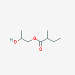 Propyleneglycol mono 2-methylbutyrate结构式