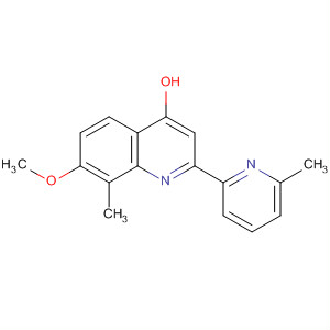4-Quinolinol, 7-methoxy-8-methyl-2-(6-methyl-2-pyridinyl)-结构式