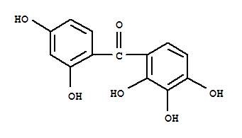Structure of 2,23,4,4-PENTAHYDROXY BENZOPHENONE
