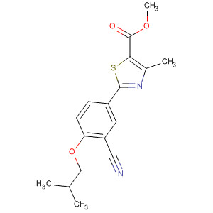 Structure of Methyl 2-(3-cyano-4-isobutoxyphenyl)-4-methyl-5-thiazolecarboxylate