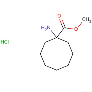 Cyclooctanecarboxylic acid, 1-amino-, methyl ester, hydrochloride结构式