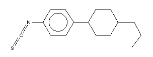 Structure of 1-ISOTHIOCYANATO-4-(TRANS-4-PROPYL-