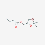 Structure of (2,2-Dimethyl-1,3-dioxolan-4-yl)methyl butyrate