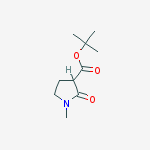 Tert-butyl 1-methyl-2-oxopyrrolidine-3-carboxylate结构式