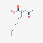 Structure of 8-NONENOIC ACID, 2-(ACETYLAMINO)-