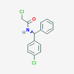 Structure of 2-CHLORO-N-[(4-CHLOROPHENYL)(PHENYL)METHYL]ACETAMIDE