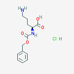 L(+)-N-CBZ-ORNITHINE HYDROCHLORIDE结构式