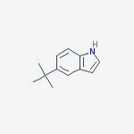 Structure of 5-(TERT-BUTYL)-1H-INDOLE