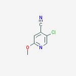 Structure of 5-chloro-2-methoxyisonicotinonitrile