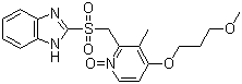 Structure of Rebeprazole sulfone N-oxide