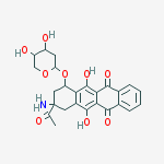 Structure of (+)-(7S,9S)-9-Acetyl-9-amino-7-[(2-deoxy-beta-D-erythro-pentopyranosyl)oxy]-7,8,9,10-tetrahydro-6,11-dihydroxy-5,12-naphthacenedione hydrochloride