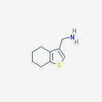 Structure of (4,5,6,7-tetrahydro-1-benzothien-3-ylmethyl)amine(SALTDATA: HCl)