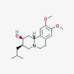 Structure of 2H-Benzo[a]quinolizin-2-ol, 1,3,4,6,7,11b-hexahydro-9,10-dimethoxy-3-(2-methylpropyl)-, (2S,3R,11bR)-