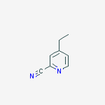 2-Pyridinecarbonitrile, 4-ethyl-结构式