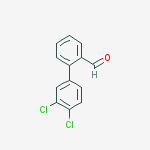 3',4'-dichloro-2-biphenylcarbaldehyde结构式