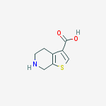 Structure of 4,5,6,7-Tetrahydrothieno[2,3-c]pyridine-3-carboxylic acid