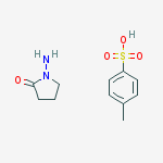 Structure of 1-(AMINO)-2-PYROLLIDINONE P-TOLUENESULFONATE