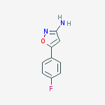5-(4-Fluorophenyl)-1,2-oxazol-3-amine结构式