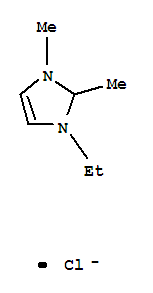 Structure of 1-ETHYL-2,3-DIMETHYLIMIDAZOLIUM CHLORIDE