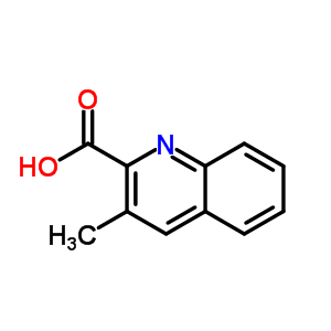 Structure of 3-METHYLQUINOLINE-2-CARBOXYLIC ACID
