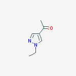 1-(1-ethylpyrazol-4-yl)ethanone结构式