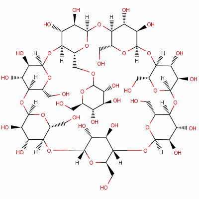 Structure of 6-O-ALPHA-D-GLUCOSYL-BETA-CYCLODEXTRIN