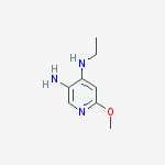 Structure of 4-N-ethyl-6-methoxypyridine-3,4-diamine
