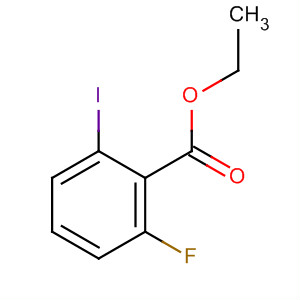 Structure of Benzoic acid, 2-fluoro-6-iodo-, ethyl ester