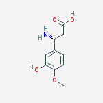 (R)-3-羟基-4-甲氧基-Β-苯丙氨酸结构式
